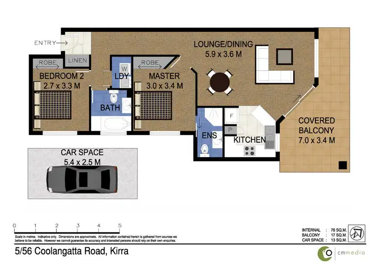 Floorplan of Homely house listing, 5/56 Coolangatta Road, Kirra QLD 4225