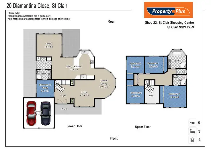 Floorplan of Homely house listing, 20 Diamantina Close, St Clair NSW 2759