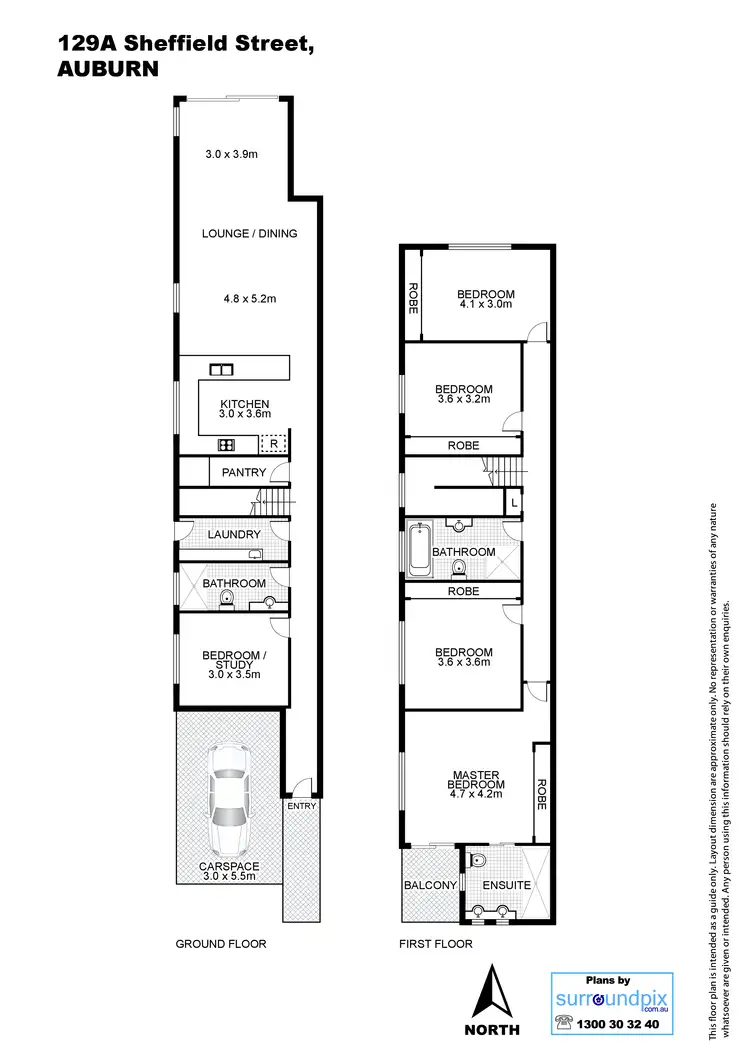 Floorplan of Homely house listing, 129a Sheffield St, Auburn NSW 2144