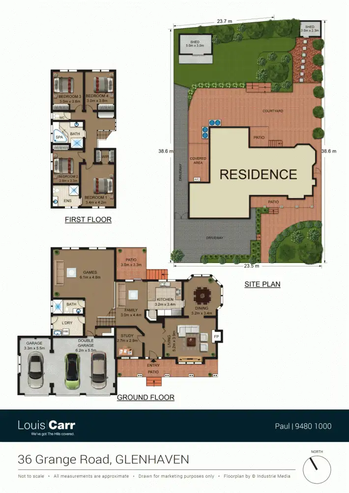 Floorplan of Homely house listing, 36 Grange Road, Glenhaven NSW 2156
