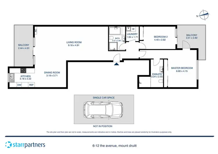 Floorplan of Homely unit listing, 23/6-12 The Avenue, Mount Druitt NSW 2770