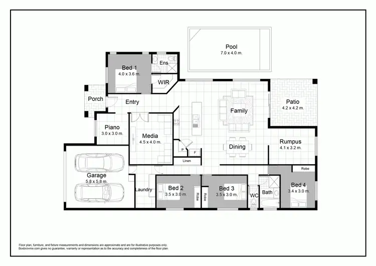 Floorplan of Homely house listing, 2 Tanya Court, Wellington Point QLD 4160