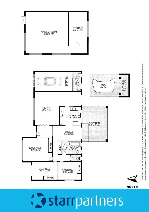 Floorplan of Homely house listing, 26 Gregory Avenue, Oxley Park NSW 2760