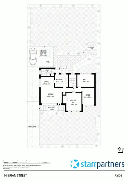 Floorplan of Homely house listing, 14 Brian St, Ryde NSW 2112