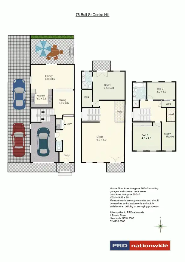 Floorplan of Homely house listing, 78 Bull Street, Cooks Hill NSW 2300