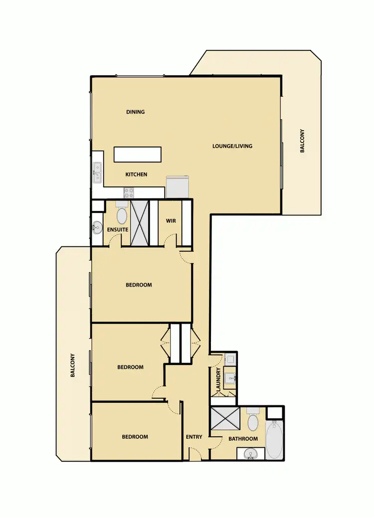 Floorplan of Homely unit listing, 16/143 Mooloolaba Esplanade, Mooloolaba QLD 4557