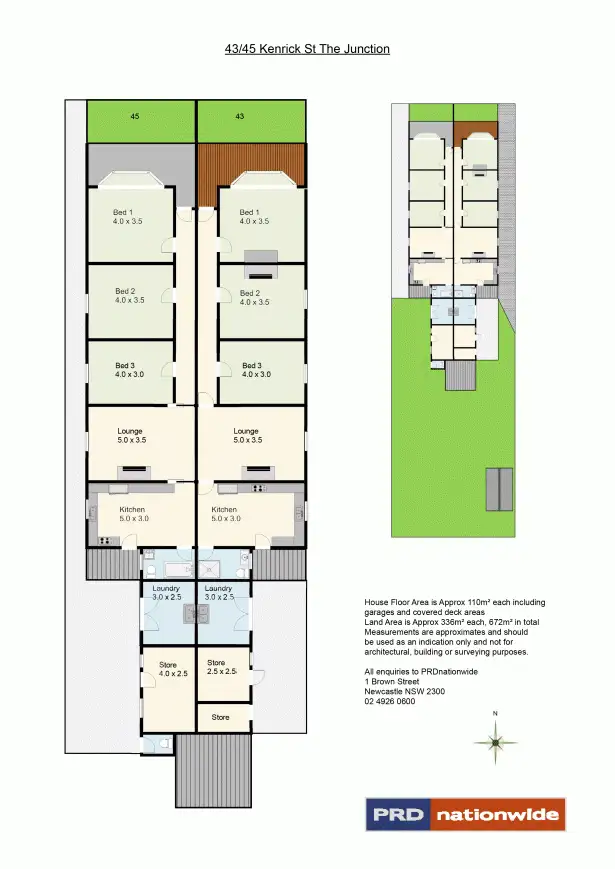 Floorplan of Homely house listing, 43-45 Kenrick Street, The Junction NSW 2291