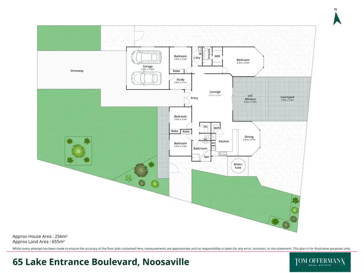 Floorplan of Homely house listing, 65 Lake Entrance Boulevard, Noosaville QLD 4566