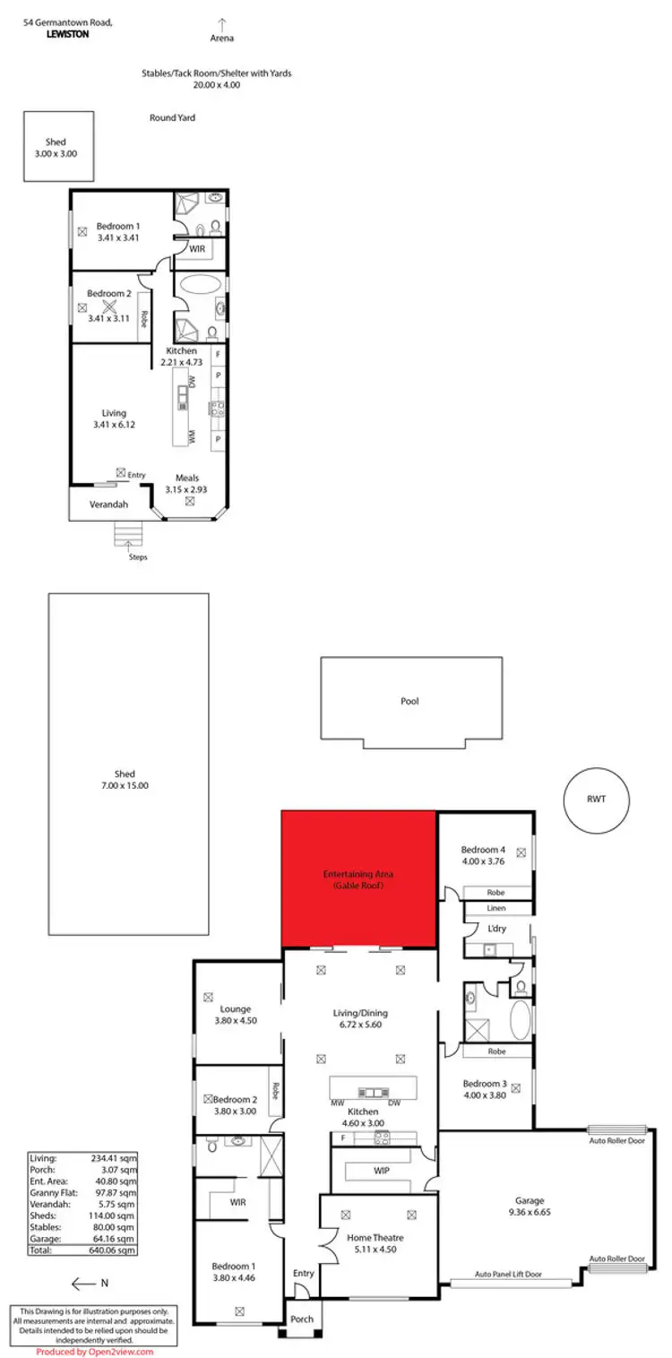 Floorplan of Homely house listing, 54 Germantown Road, Lewiston SA 5501