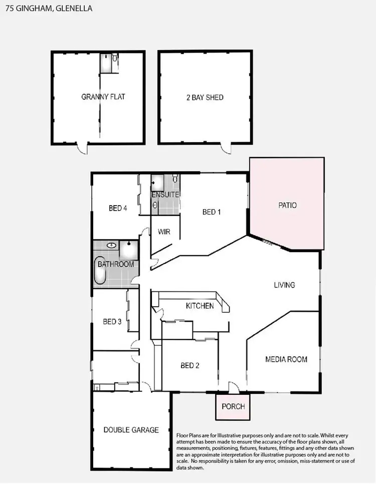 Floorplan of Homely house listing, 75 Gingham Street, Glenella QLD 4740