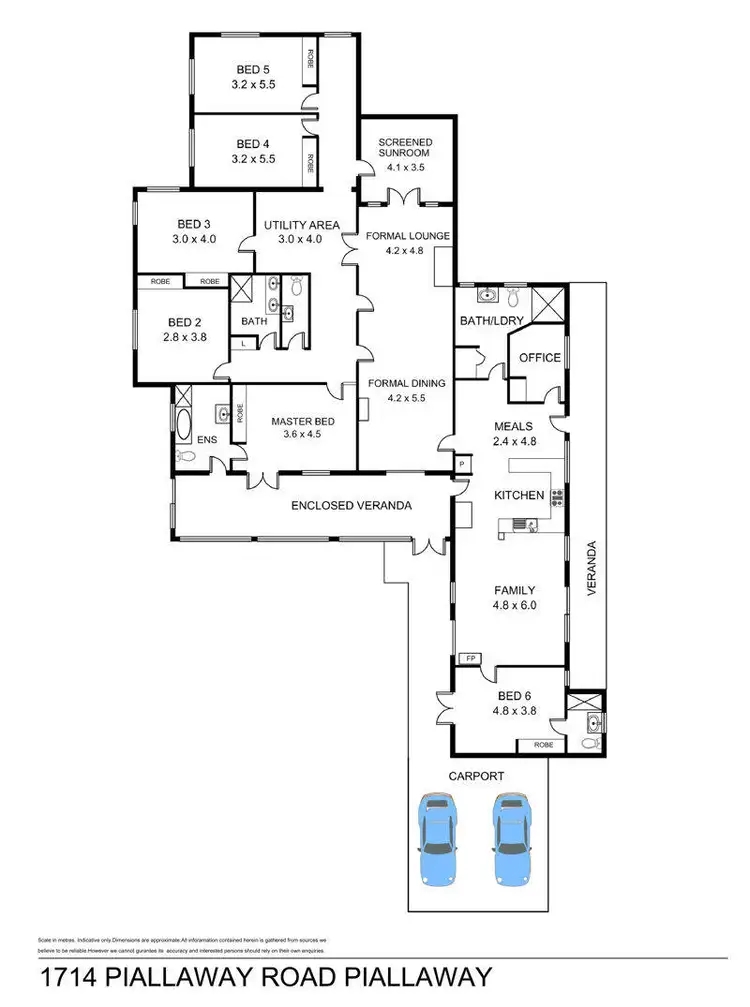 Floorplan of Homely rural property listing, 1714 Piallaway Road, Currabubula NSW 2342