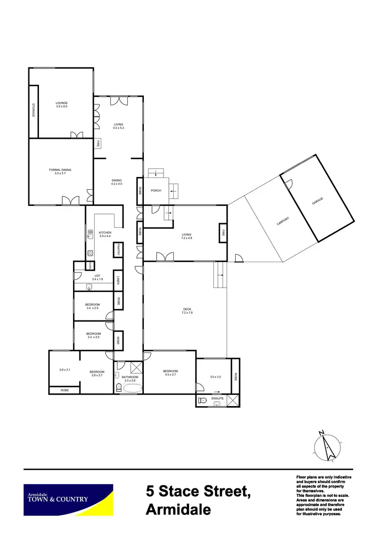 Floorplan of Homely house listing, 5 Stace Street, Armidale NSW 2350
