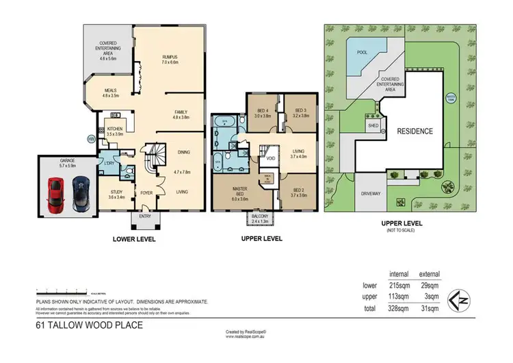 Floorplan of Homely house listing, 61 Tallow Wood Place, Mount Gravatt East QLD 4122