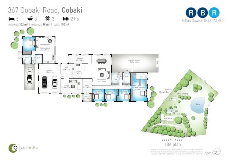 Floorplan of Homely rural property listing, 367 Cobaki Road, Cobaki NSW 2486