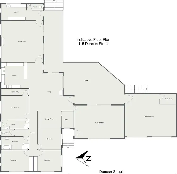 Floorplan of Homely house listing, 115 Duncan Street, Tenterfield NSW 2372