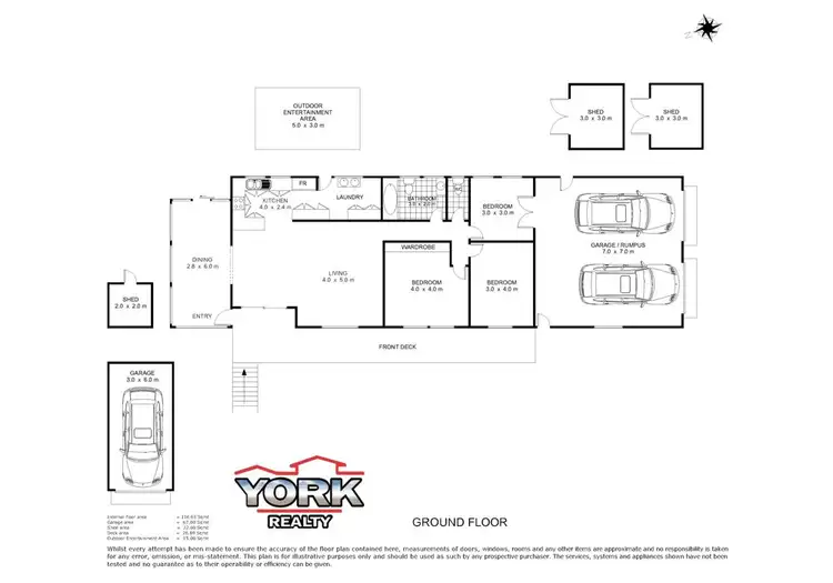 Floorplan of Homely house listing, 13 Crebra Crescent, Top Camp QLD 4350