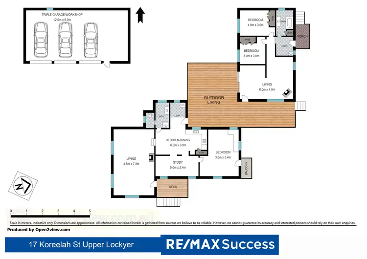 Floorplan of Homely rural property listing, 17 Koreelah Street, Upper Lockyer QLD 4352