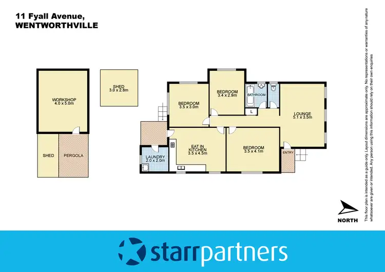 Floorplan of Homely house listing, 11 Fyall Avenue, Wentworthville NSW 2145