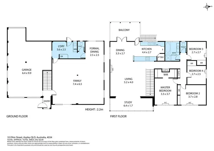 Floorplan of Homely house listing, 10 Ohio Street, Aspley QLD 4034