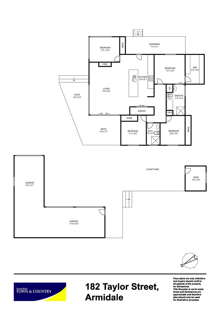 Floorplan of Homely house listing, 182 Taylor Street, Armidale NSW 2350