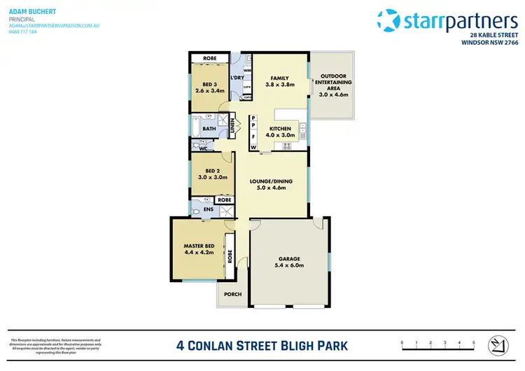 Floorplan of Homely house listing, 4 Conlan Street, Bligh Park NSW 2756