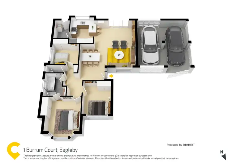 Floorplan of Homely house listing, 1 Burrum Court, Eagleby QLD 4207