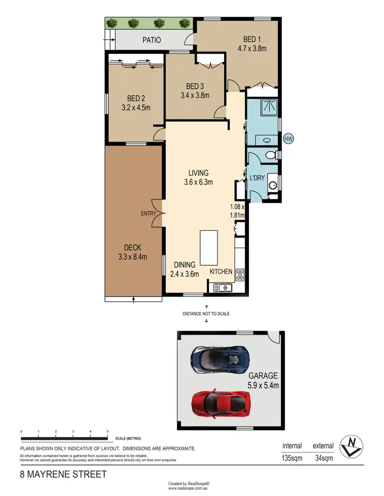 Floorplan of Homely house listing, 8 Mayrene Street, Carina QLD 4152