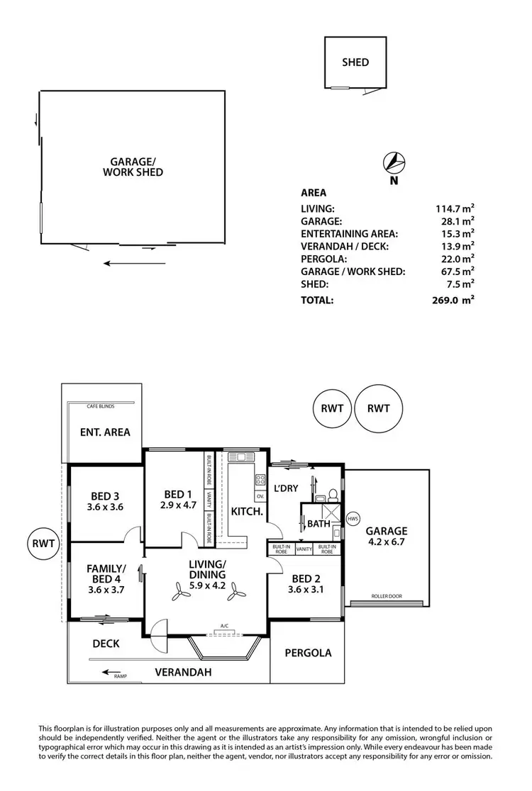 Floorplan of Homely house listing, 2 Alma Avenue, Murray Bridge SA 5253