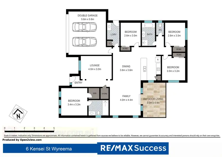 Floorplan of Homely house listing, 6 Kensei Street, Wyreema QLD 4352