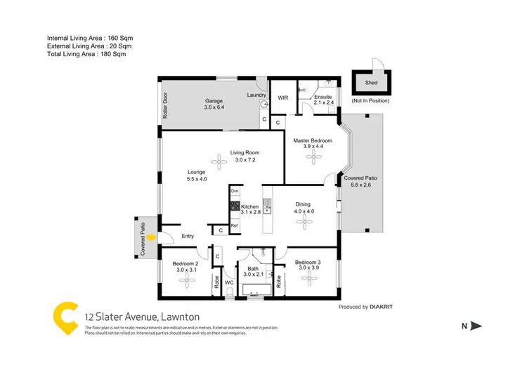 Floorplan of Homely block of units listing, 12 Slater Avenue, Lawnton QLD 4501