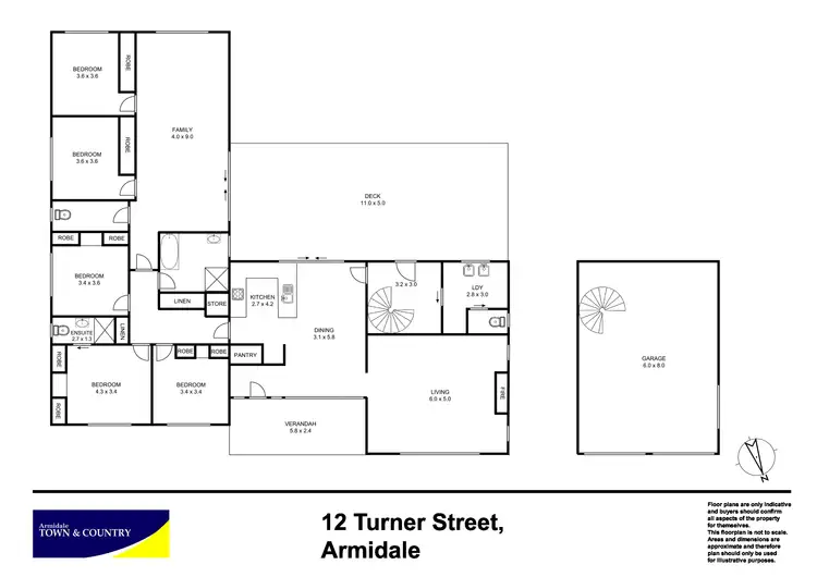 Floorplan of Homely house listing, 12 Turner Street, Armidale NSW 2350