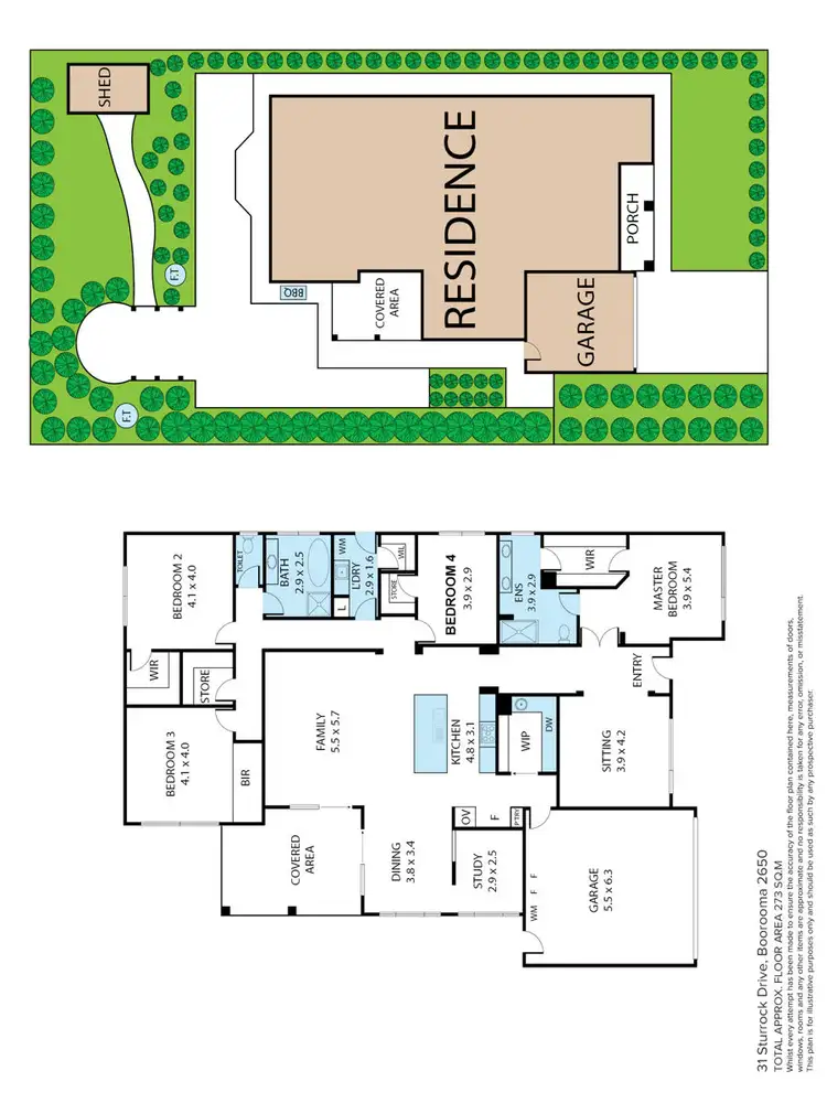 Floorplan of Homely house listing, 31 Sturrock Drive, Boorooma NSW 2650