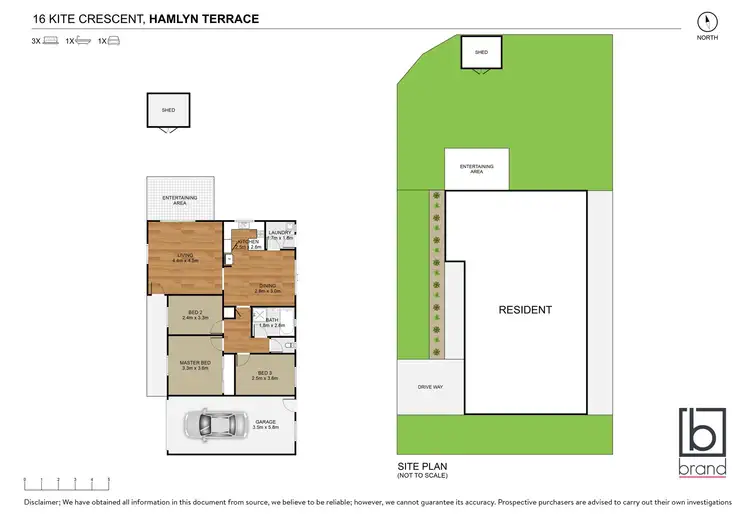Floorplan of Homely house listing, 16 Kite Crescent, Hamlyn Terrace NSW 2259