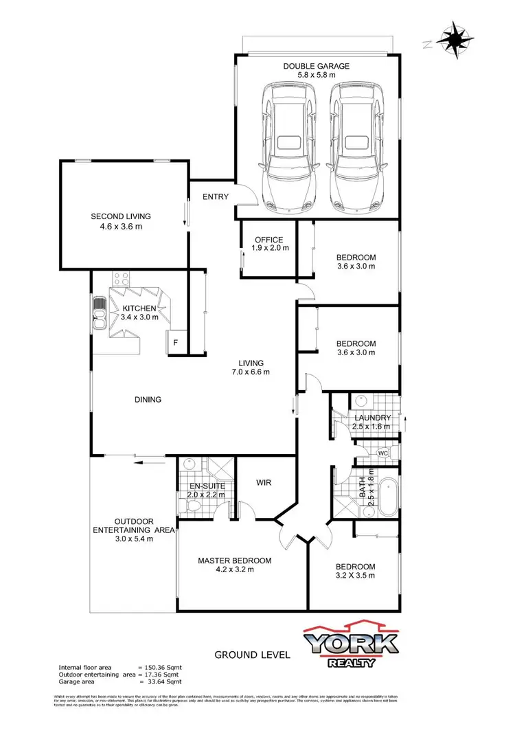 Floorplan of Homely house listing, 1 Vinnicombe Street, Kearneys Spring QLD 4350