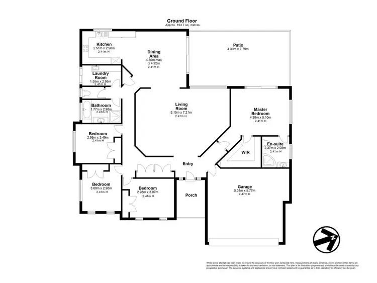 Floorplan of Homely house listing, 25 Caribou Crescent, Fitzgibbon QLD 4018
