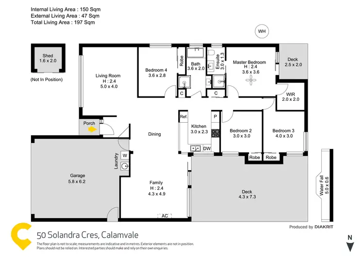Floorplan of Homely house listing, Z50 Solandra Crescent, Calamvale QLD 4116