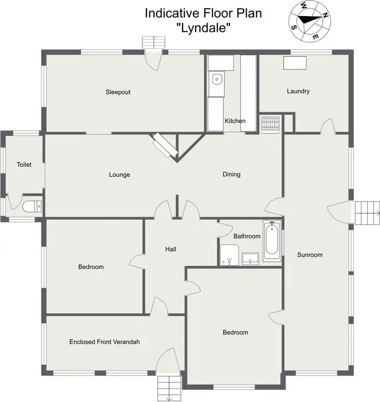 Floorplan of Homely rural property listing, 69 Steinbrook Hall Road, Tenterfield NSW 2372
