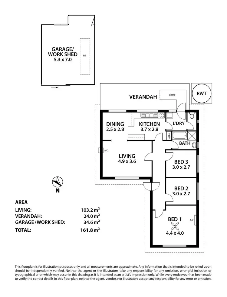 Floorplan of Homely house listing, 11 Kelly Avenue, Murray Bridge SA 5253
