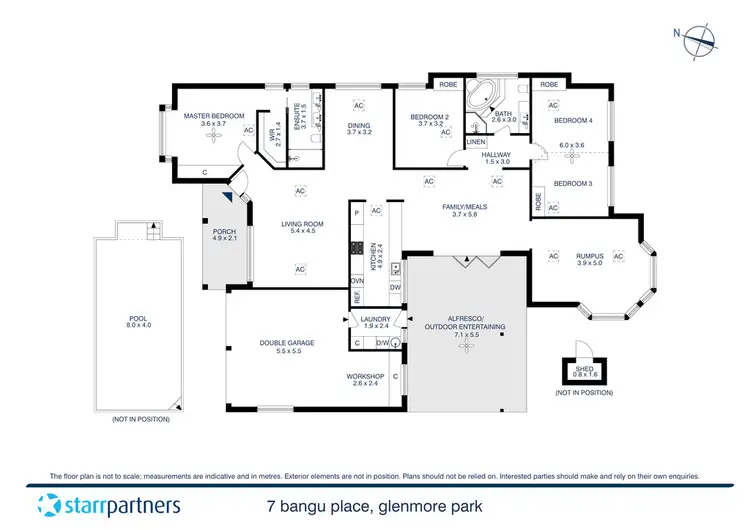 Floorplan of Homely house listing, 7 Bangu Place, Glenmore Park NSW 2745