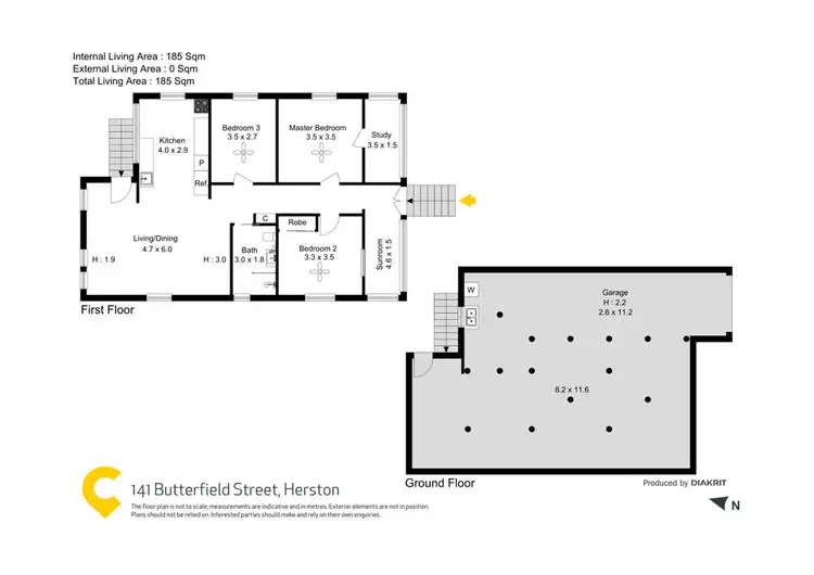 Floorplan of Homely house listing, 141 Butterfield Street, Herston QLD 4006