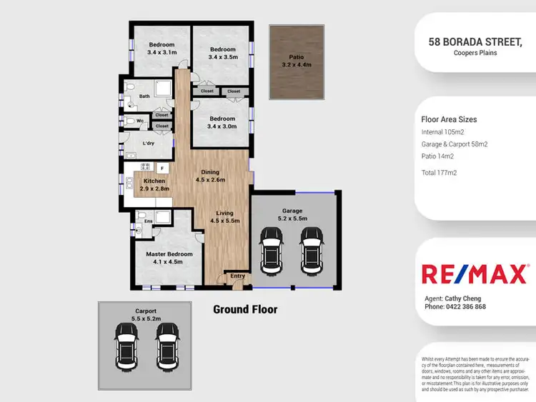 Floorplan of Homely house listing, 58 Baroda St, Coopers Plains QLD 4108