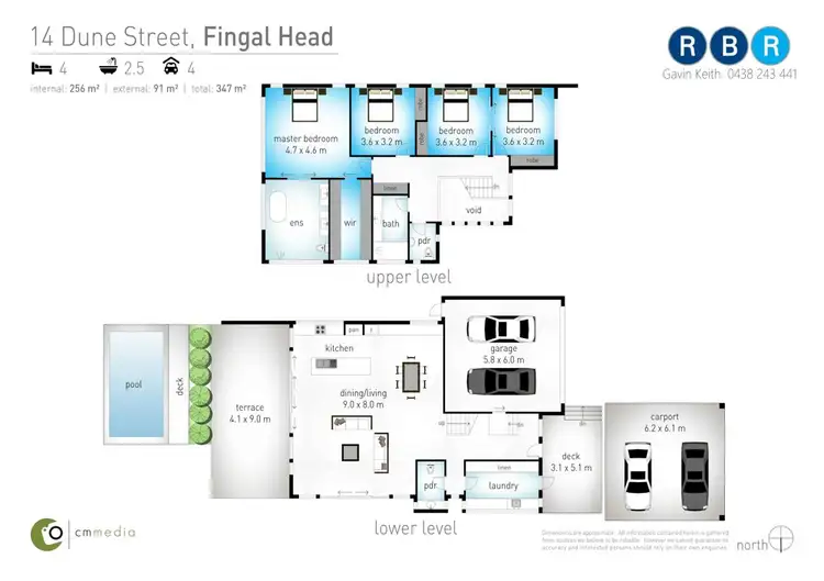 Floorplan of Homely house listing, 14 Dune Street, Fingal Head NSW 2487