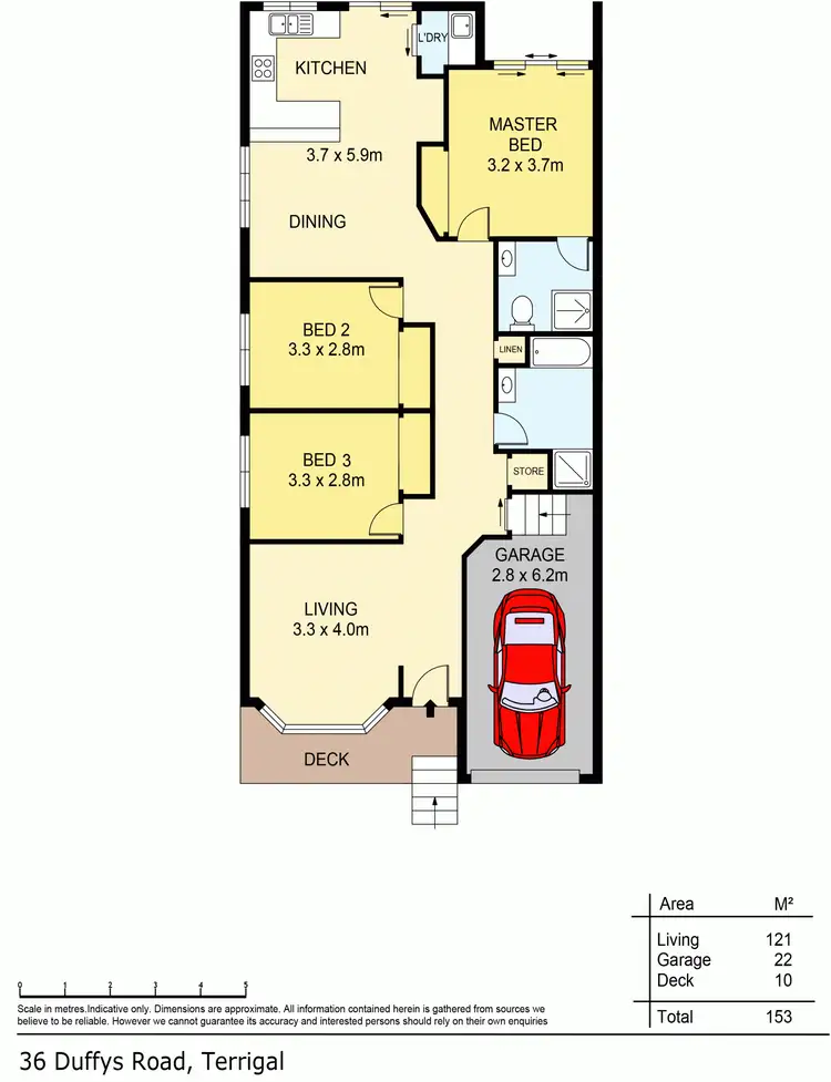 Floorplan of Homely villa listing, 36B Duffys Road, Terrigal NSW 2260