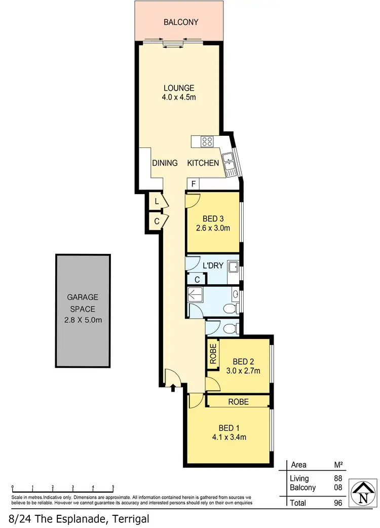 Floorplan of Homely unit listing, 8/24 Terrigal Esplanade, Terrigal NSW 2260