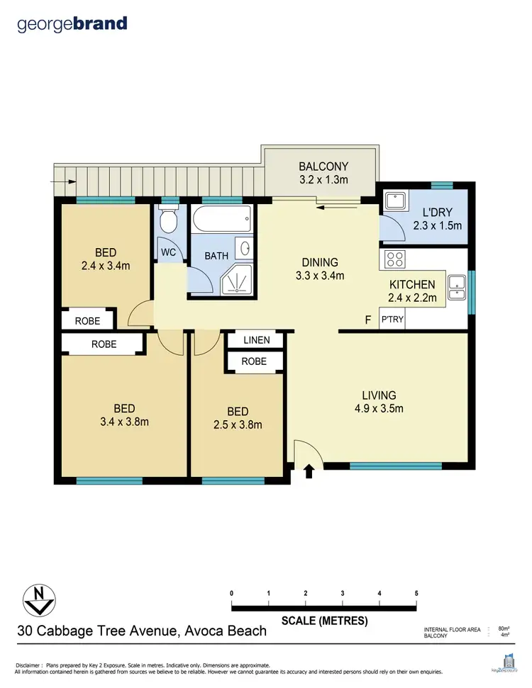Floorplan of Homely house listing, 30 Cabbage Tree Avenue, Avoca Beach NSW 2251