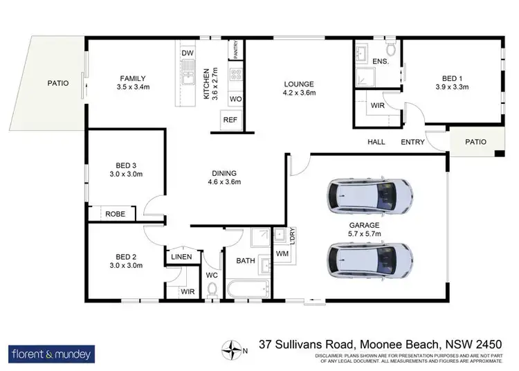 Floorplan of Homely house listing, 37 Sullivans Rd, Moonee Beach NSW 2450