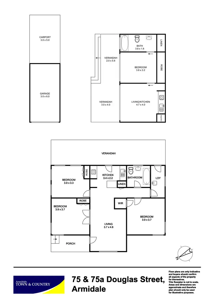 Floorplan of Homely house listing, 75 Douglas Street, Armidale NSW 2350