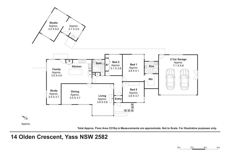 Floorplan of Homely house listing, 14 Olden Crescent,, Yass NSW 2582