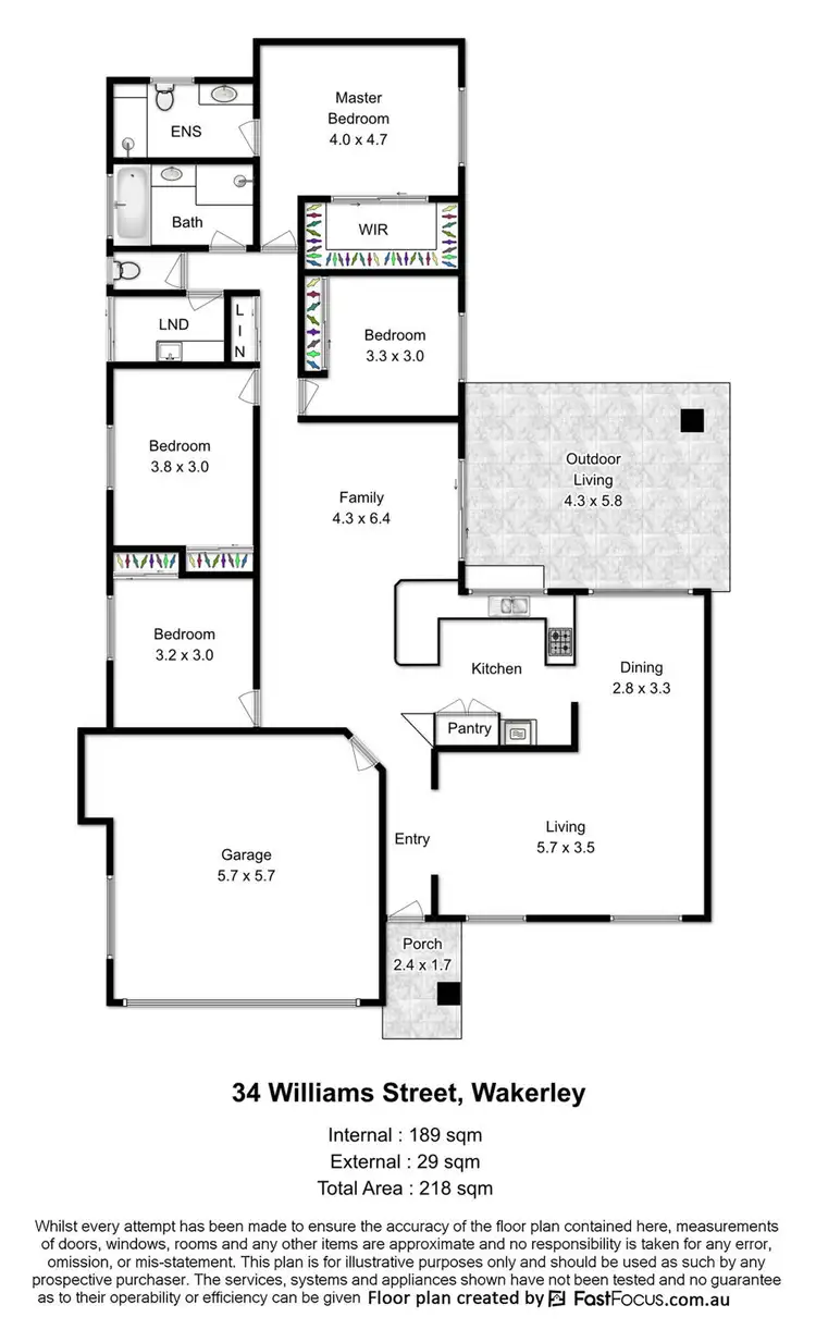 Floorplan of Homely house listing, 34 Williams Street, Wakerley QLD 4154