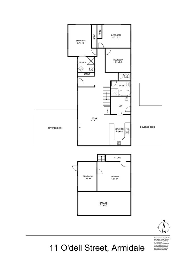 Floorplan of Homely house listing, 11 O'Dell Street, Armidale NSW 2350